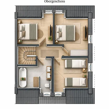 Schmiede Ii - Fuer 8pers, 4 Schlafzimmer & Garten Dagebüll